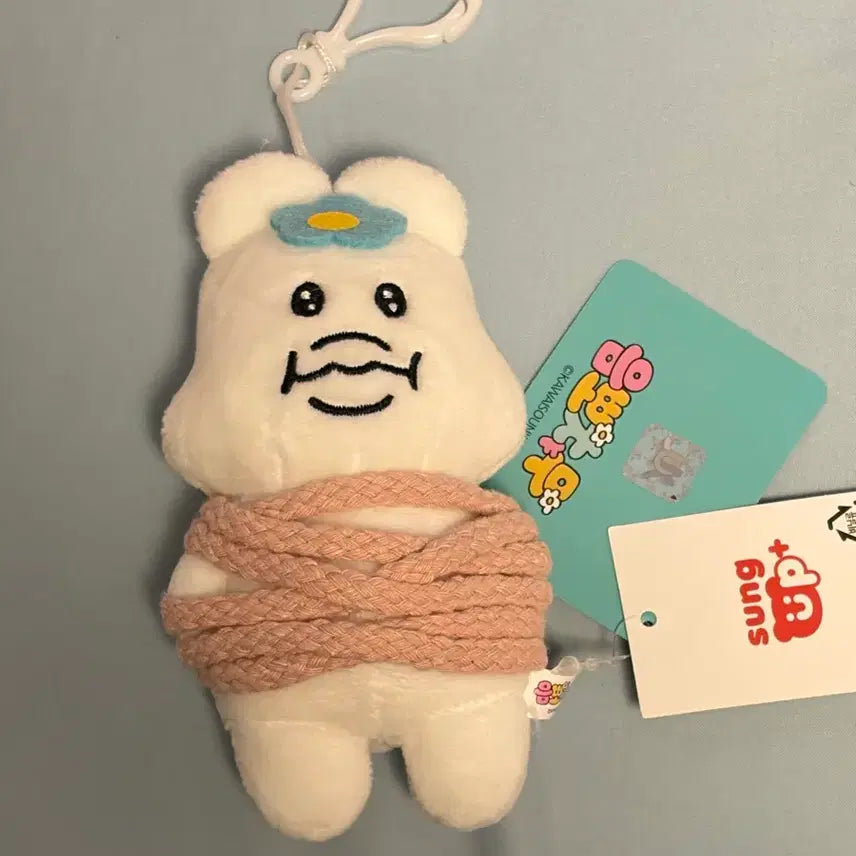 [BUNJANG] Um Pochamu Kimimaro Keyring and Plush Set / 음뽀챠무 키미마로 키링 인형 정품 새상품 밧줄 빤쮸토끼 오빤츄