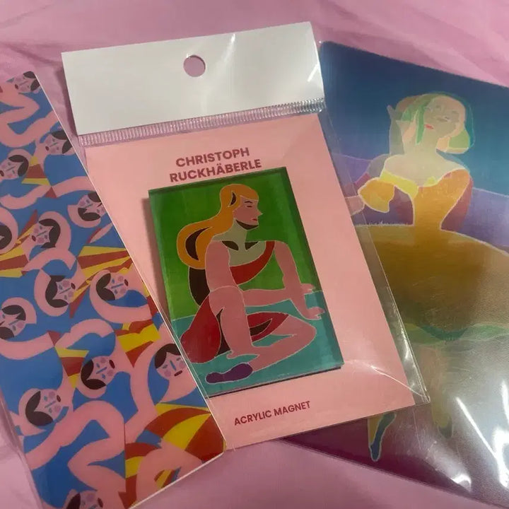 [BUNJANG] Exhibition Goods Postcard/Magnet/Bookmark Bundle Set / 전시 굿즈 엽서/마그넷/책갈피 :)