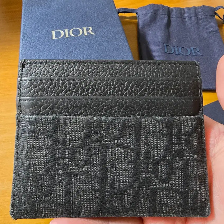 [BUNJANG] Dior Oblique Black Reversible Cardholder / 디올 오블리크 블랙 양면 카드지갑