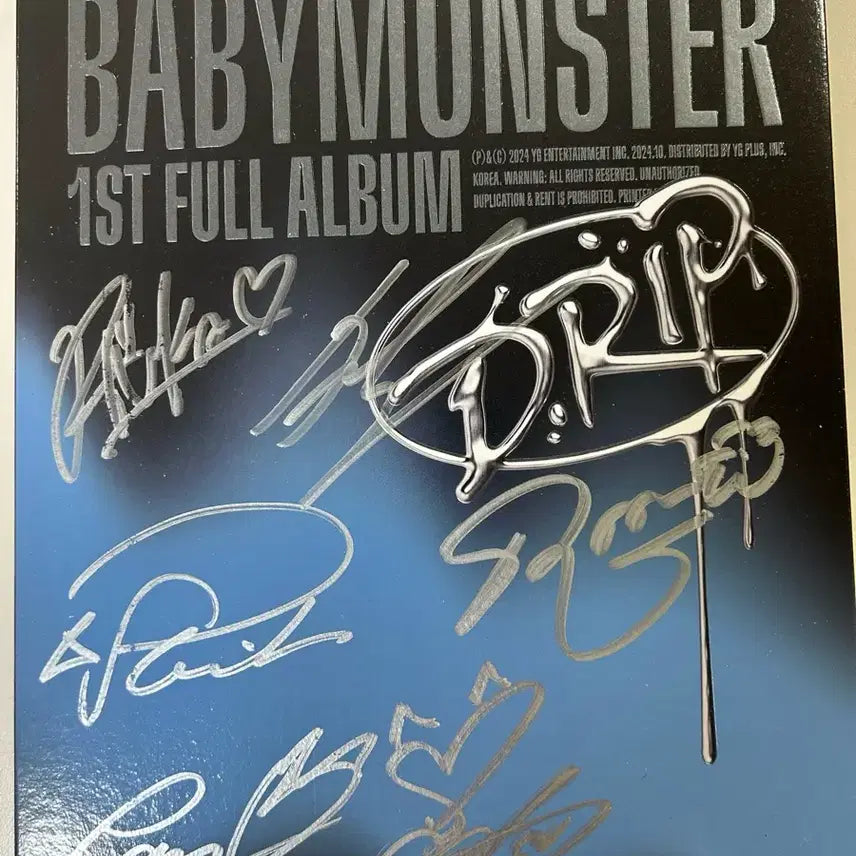 [BUNJANG] BABYMONSTER 1st Full Album Signed Edition / 베이비몬스터 1집 풀앨범 싸인반