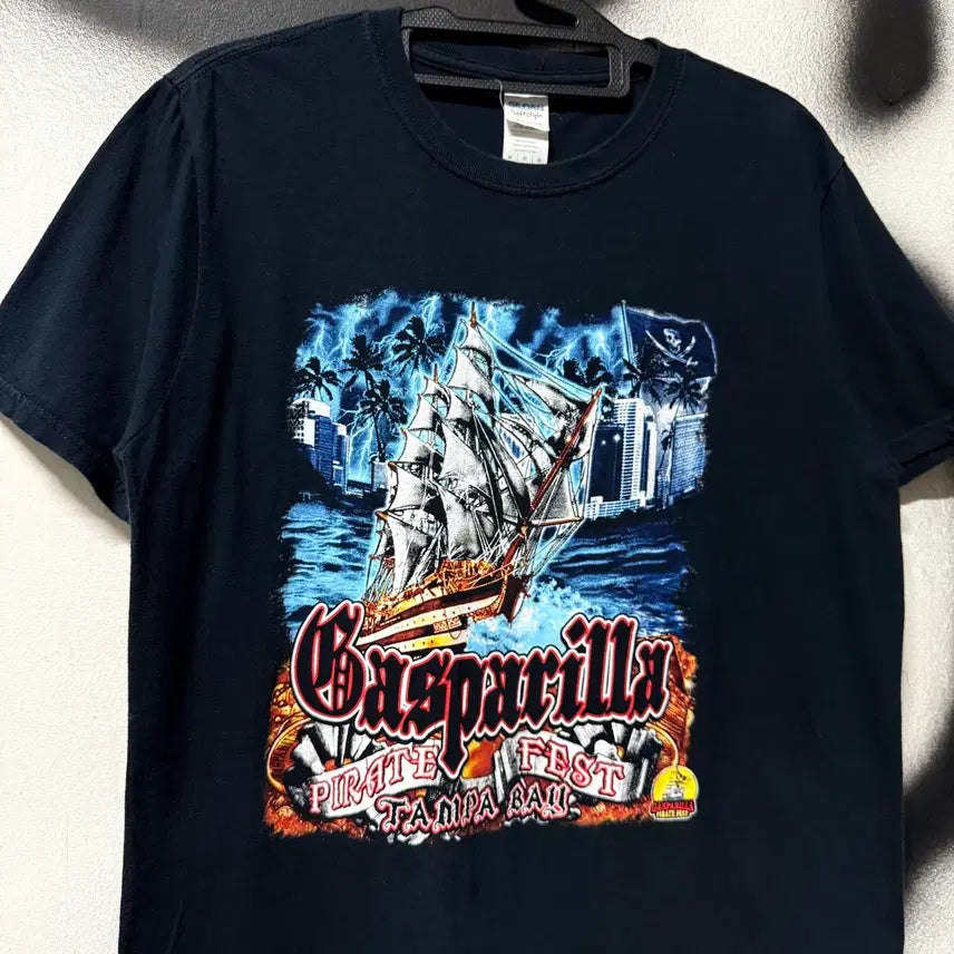 [BUNJANG] Gildan Gasparella Big Printing T-shirt / Gildan 길단 가스파릴라 빅 프린팅 반팔 티셔츠