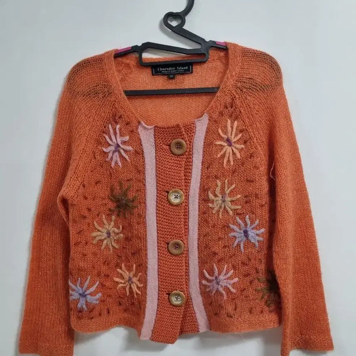 [BUNJANG] Thursday Island Floral Cardigan / 썰스데이아일랜드 꽃무늬 가디건 90