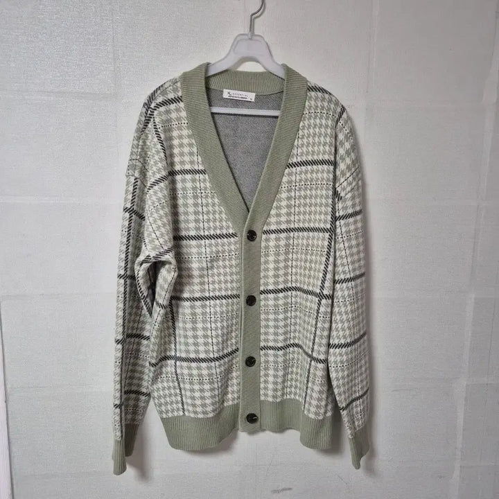 [BUNJANG] H_ESSENTIAL Check Cardigan XL / 남성105)H_ESSENTIAL 체크 가디건 XL