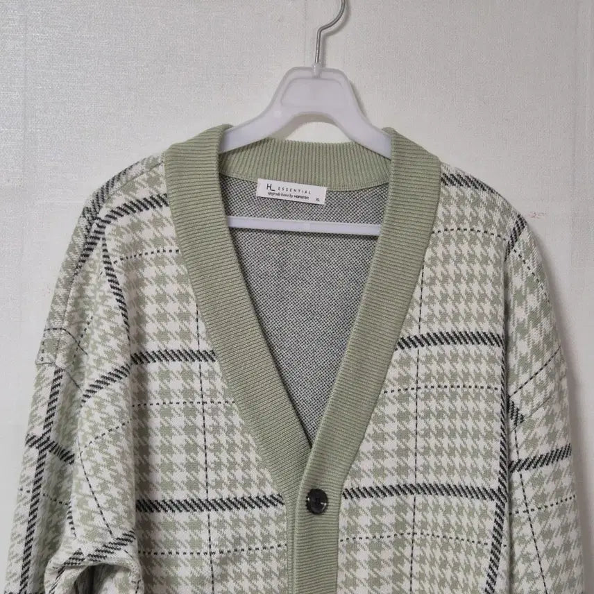 [BUNJANG] H_ESSENTIAL Check Cardigan XL / 남성105)H_ESSENTIAL 체크 가디건 XL