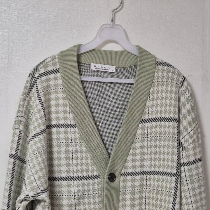 [BUNJANG] H_ESSENTIAL Check Cardigan XL / 남성105)H_ESSENTIAL 체크 가디건 XL
