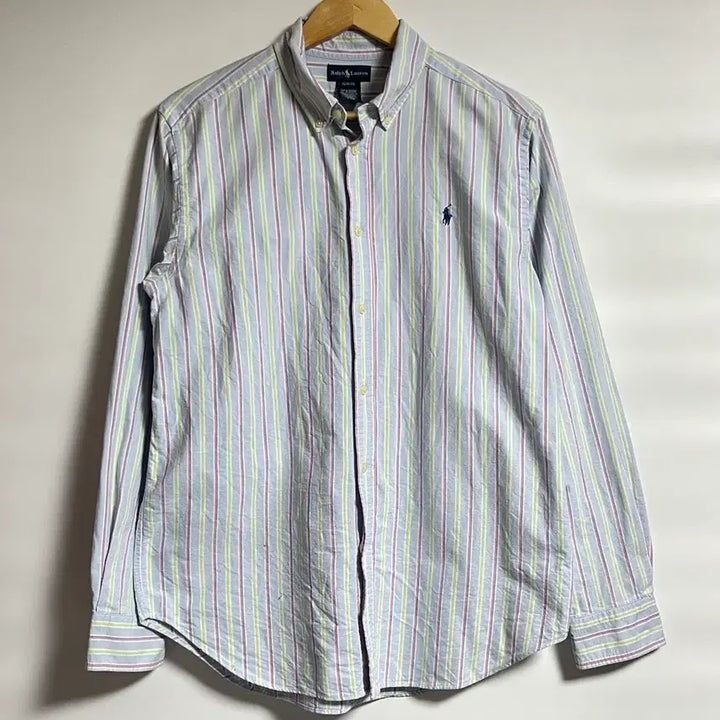 [BUNJANG] Polo Ralph Lauren Blue Pony Stripe Shirt XL / 공용 폴로랄프로렌 블루포니 스트라이프 셔츠 남방 XL