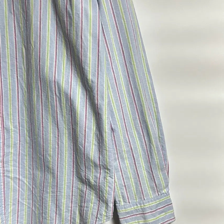 [BUNJANG] Polo Ralph Lauren Blue Pony Stripe Shirt XL / 공용 폴로랄프로렌 블루포니 스트라이프 셔츠 남방 XL