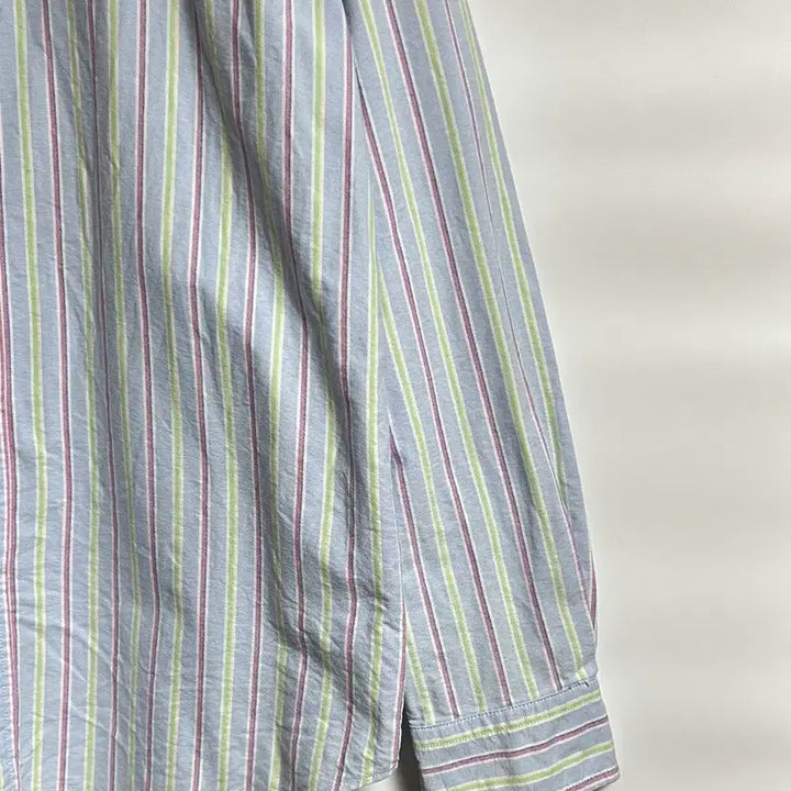 [BUNJANG] Polo Ralph Lauren Blue Pony Stripe Shirt XL / 공용 폴로랄프로렌 블루포니 스트라이프 셔츠 남방 XL