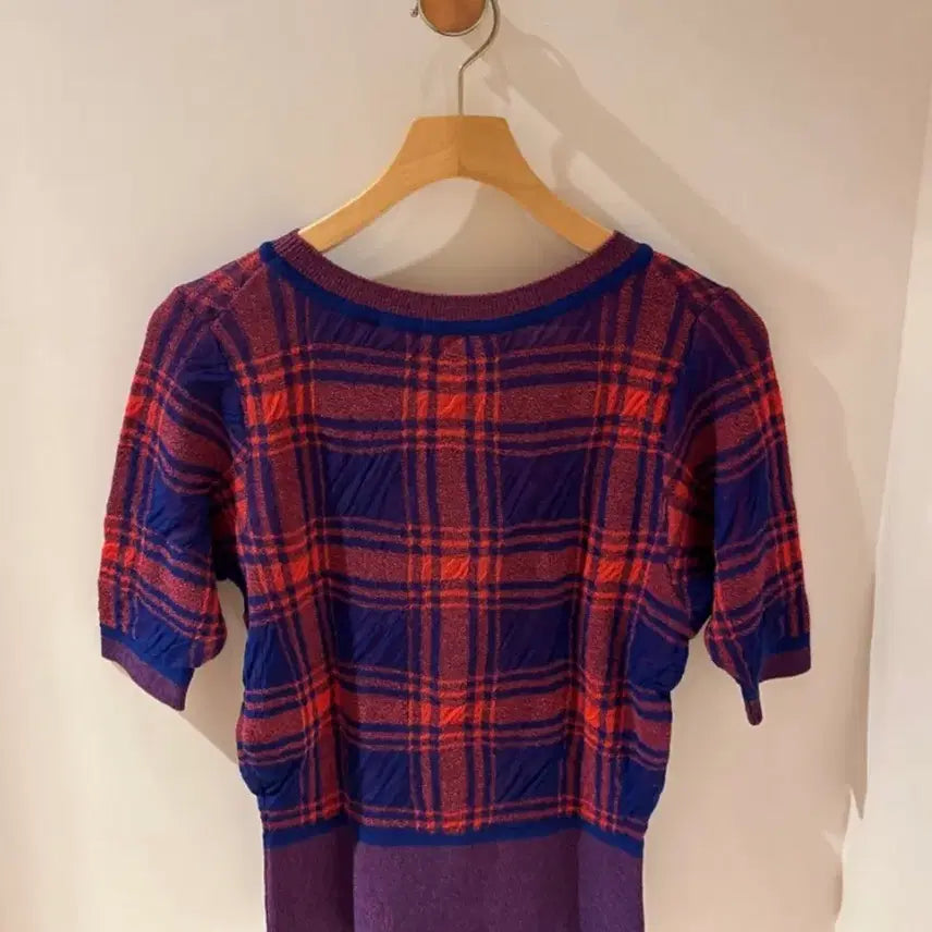 [BUNJANG] Vivienne Westwood Check Knit Sweater / 비비안웨스트우드 체크 니트
