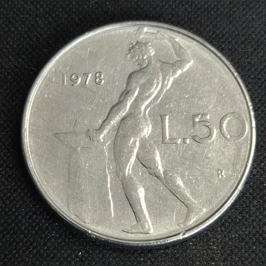 [BUNJANG] Italian 50 Lire Coin (1978) / [EP. 1505] 1978년 이탈리아 50리라 동전