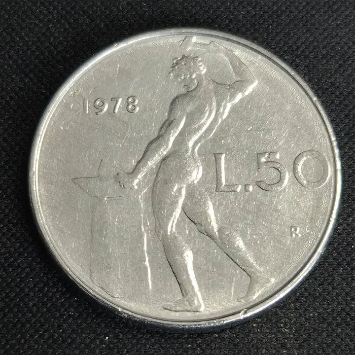 [BUNJANG] Italian 50 Lire Coin (1978) / [EP. 1505] 1978년 이탈리아 50리라 동전