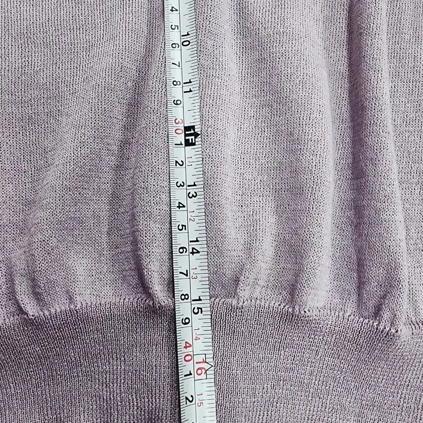 [BUNJANG] Vintage Purple V-Neck Knit Cardigan / 빈티지 퍼플 브이넥 니트 가디건