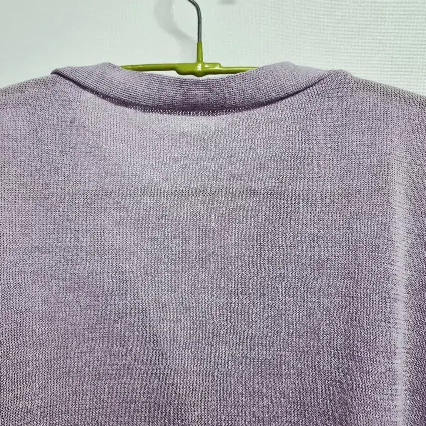 [BUNJANG] Vintage Purple V-Neck Knit Cardigan / 빈티지 퍼플 브이넥 니트 가디건