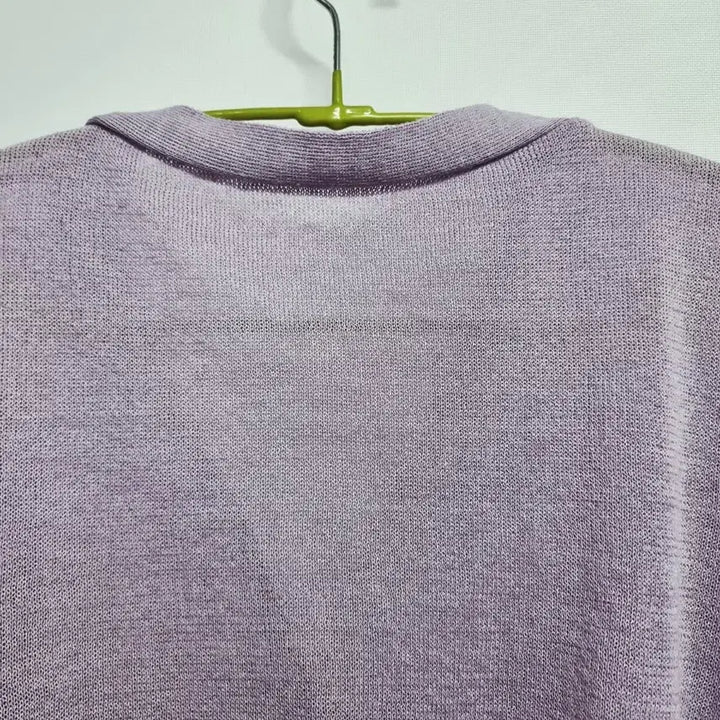 [BUNJANG] Vintage Purple V-Neck Knit Cardigan / 빈티지 퍼플 브이넥 니트 가디건
