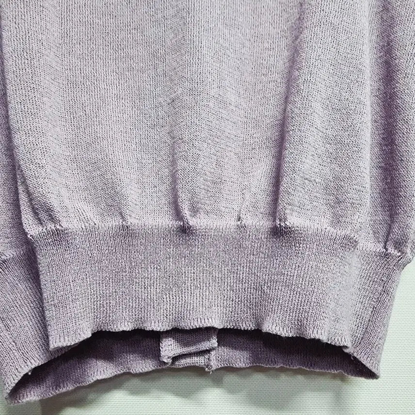 [BUNJANG] Vintage Purple V-Neck Knit Cardigan / 빈티지 퍼플 브이넥 니트 가디건