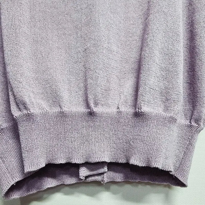 [BUNJANG] Vintage Purple V-Neck Knit Cardigan / 빈티지 퍼플 브이넥 니트 가디건