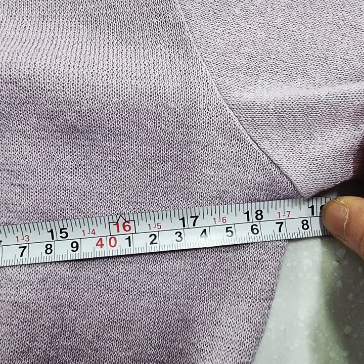 [BUNJANG] Vintage Purple V-Neck Knit Cardigan / 빈티지 퍼플 브이넥 니트 가디건