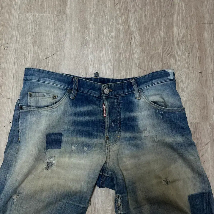 [BUNJANG] Dsquared2 Denim Jeans (Size 50) / 디스퀘어드2 Dsquared2 데미지 워싱 데님 청바지 50사이즈
