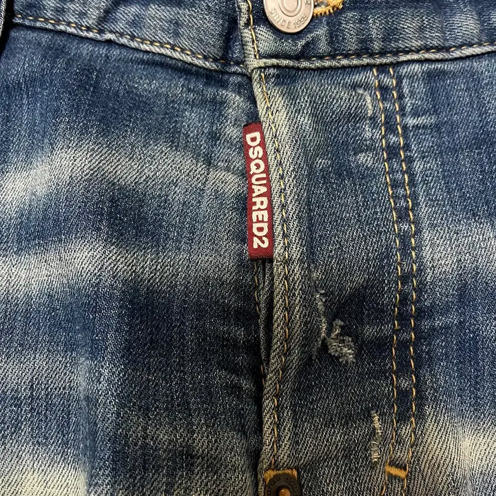 [BUNJANG] Dsquared2 Denim Jeans (Size 50) / 디스퀘어드2 Dsquared2 데미지 워싱 데님 청바지 50사이즈