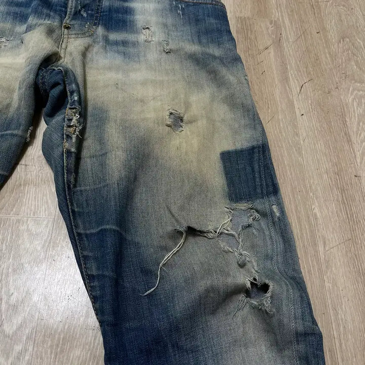 [BUNJANG] Dsquared2 Denim Jeans (Size 50) / 디스퀘어드2 Dsquared2 데미지 워싱 데님 청바지 50사이즈