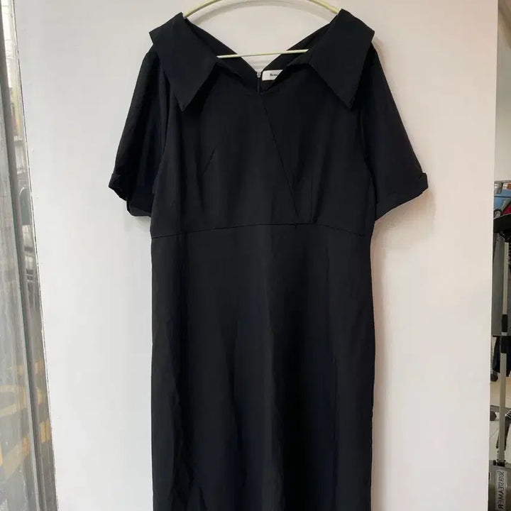 [BUNJANG] Romistory Black Long Shirt Dress / 로미 스토리 블랙 셔츠 롱 원피스 3사이즈