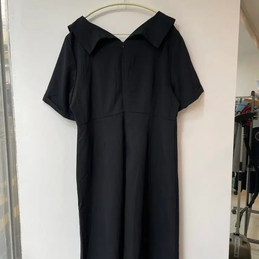 [BUNJANG] Romistory Black Long Shirt Dress / 로미 스토리 블랙 셔츠 롱 원피스 3사이즈