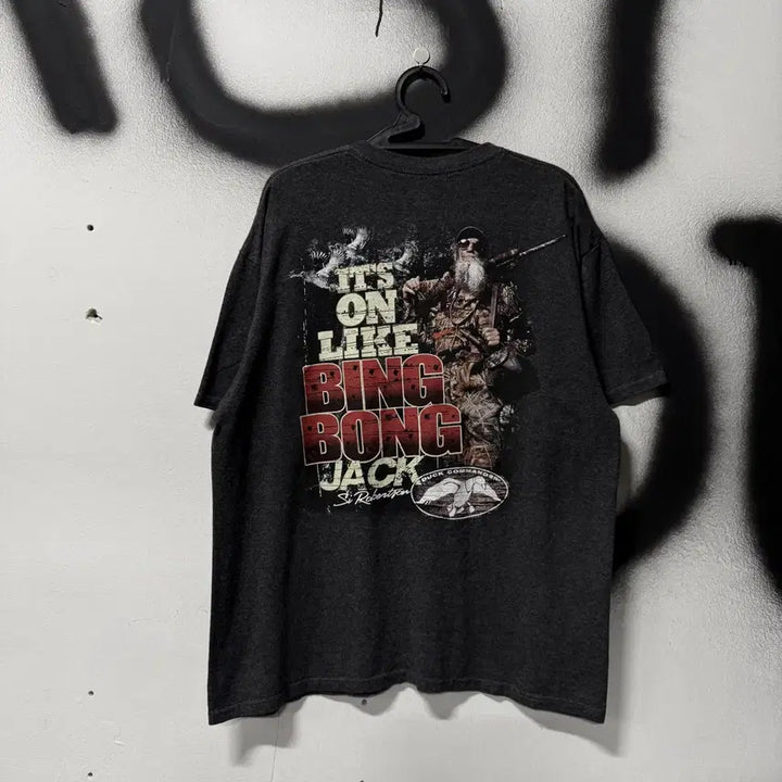 [BUNJANG] Vintage Duck Commander Big Print T-shirt / VTG 빈티지 USA 덕 커맨더 빅 프린팅 반팔 티셔츠