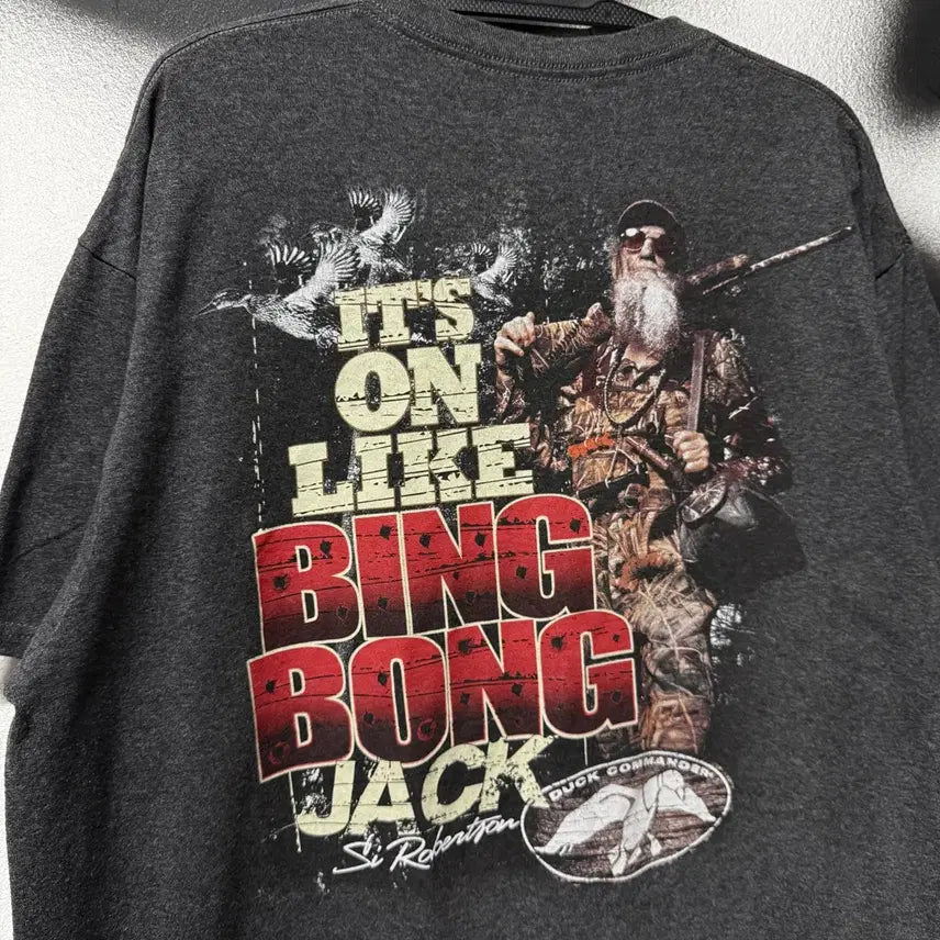 [BUNJANG] Vintage Duck Commander Big Print T-shirt / VTG 빈티지 USA 덕 커맨더 빅 프린팅 반팔 티셔츠