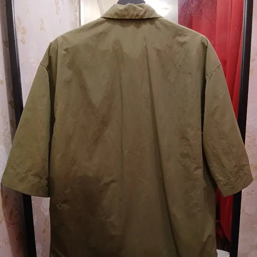 [BUNJANG] 7/42 Document Khaki Pocket Shirt (Size 100) / 7/42 도큐먼트 카키 포켓 셔츠 100사이즈