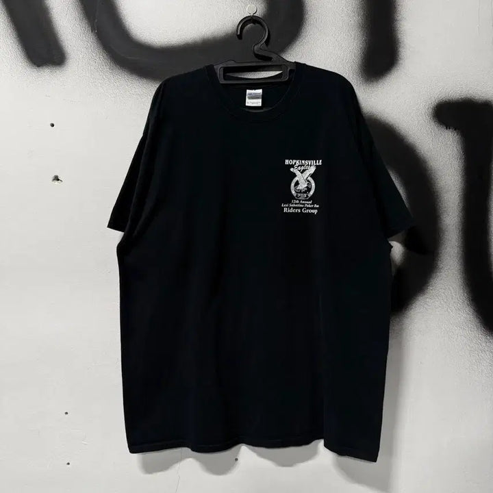 [BUNJANG] Gildan Oversized Multi-Print T-shirt / Gildan 길단 빅사이즈 멀티 프린팅 반팔 티셔츠