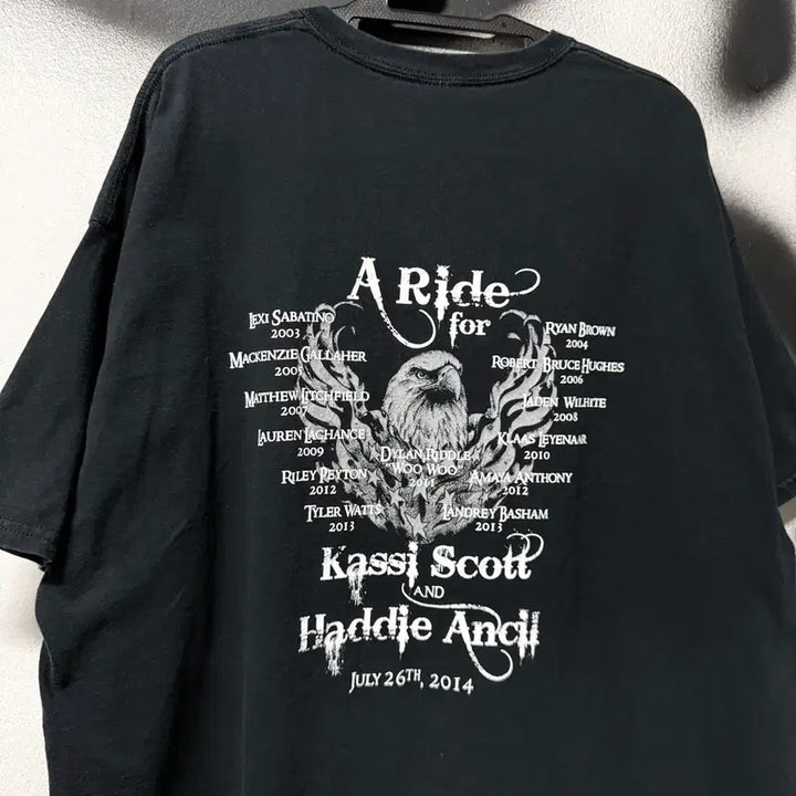[BUNJANG] Gildan Oversized Multi-Print T-shirt / Gildan 길단 빅사이즈 멀티 프린팅 반팔 티셔츠