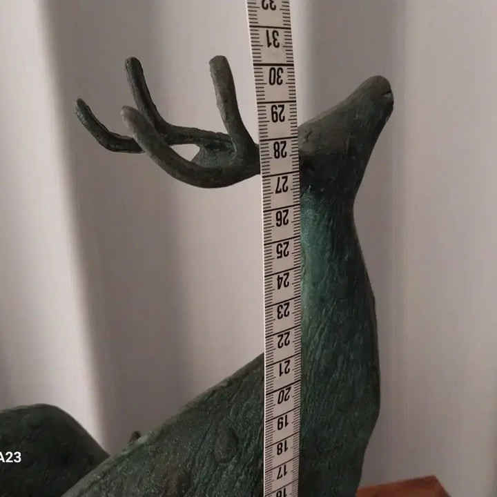 [BUNJANG] Bronze Deer Sculpture Ornament (Set of 2) / 사슴 청동 조각상 장식품 2마리