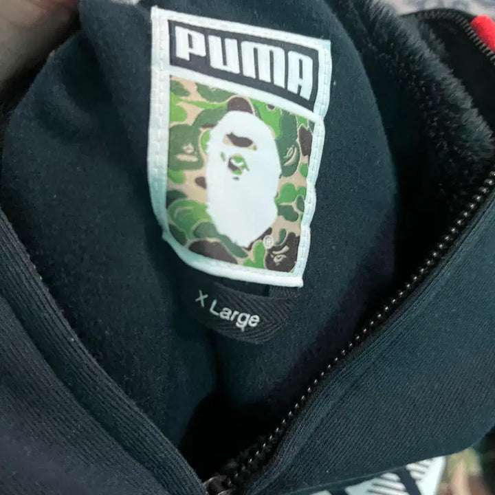[BUNJANG] Puma Bape Shark Hoodie Zip-Up (XL) / XL 푸마 X 베이프 샤크 후드집업/W2657