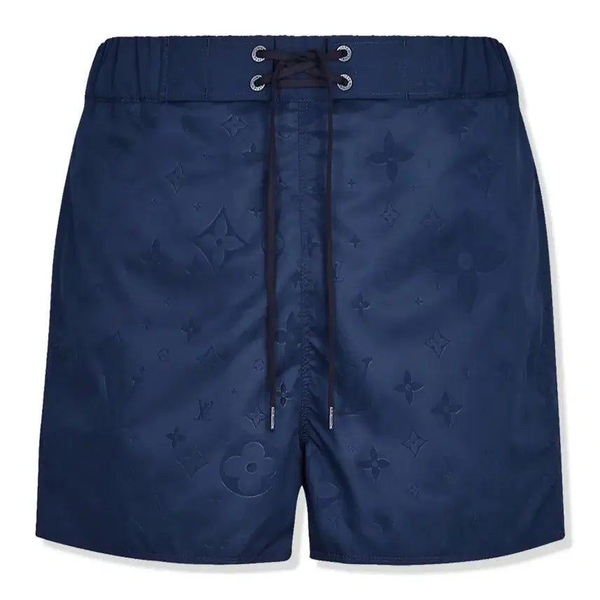 [BUNJANG] Louis Vuitton Navy Monogram Swim Shorts / 루이비통 네이비 모노그램 스윔 팬츠 반바지