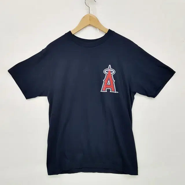 [BUNJANG] Majestic MLB Angels Ohtani Navy T-shirt / Majestic MLB 에인절스 오타니 마킹 티셔츠 네이비
