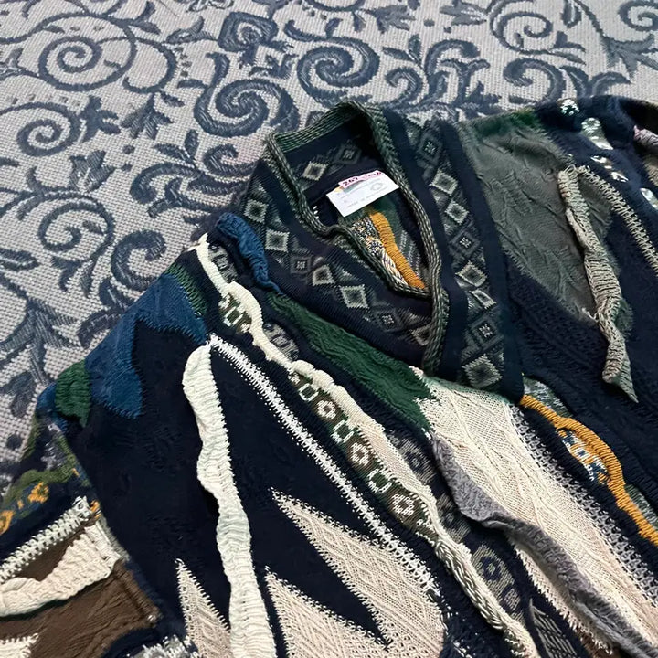 [BUNJANG] Kooz Cable Knit Cardigan / S 쿠지 케이블 니트 가디건/W2659