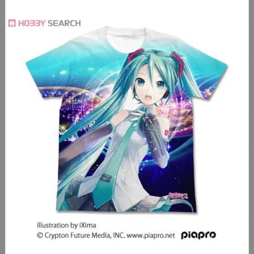 [BUNJANG] Hatsune Miku Full Graphic T-Shirt / 하츠네미쿠 풀 그래픽 티셔츠 정품