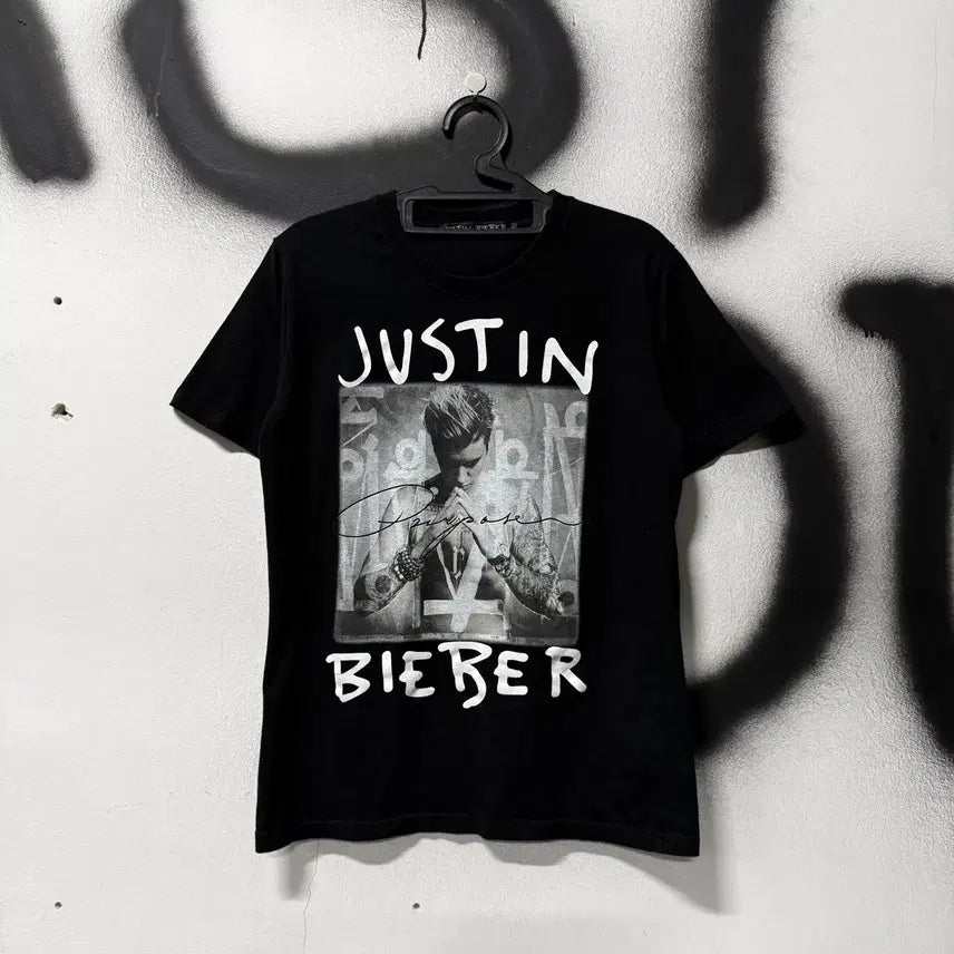 [BUNJANG] Justin Bieber Purpose Tour Commemorative T-shirt / 저스틴 비버 Purpose 투어 기념 굿즈 반팔 티셔츠