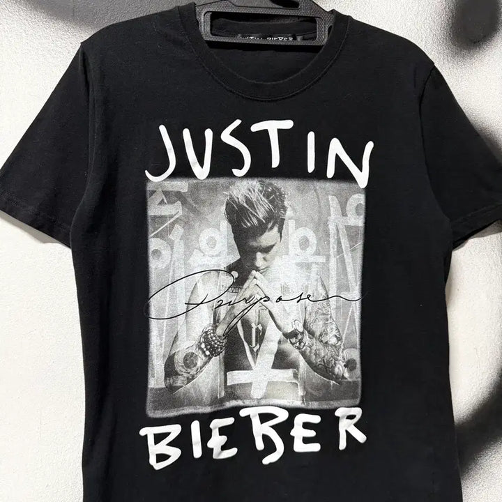 [BUNJANG] Justin Bieber Purpose Tour Commemorative T-shirt / 저스틴 비버 Purpose 투어 기념 굿즈 반팔 티셔츠