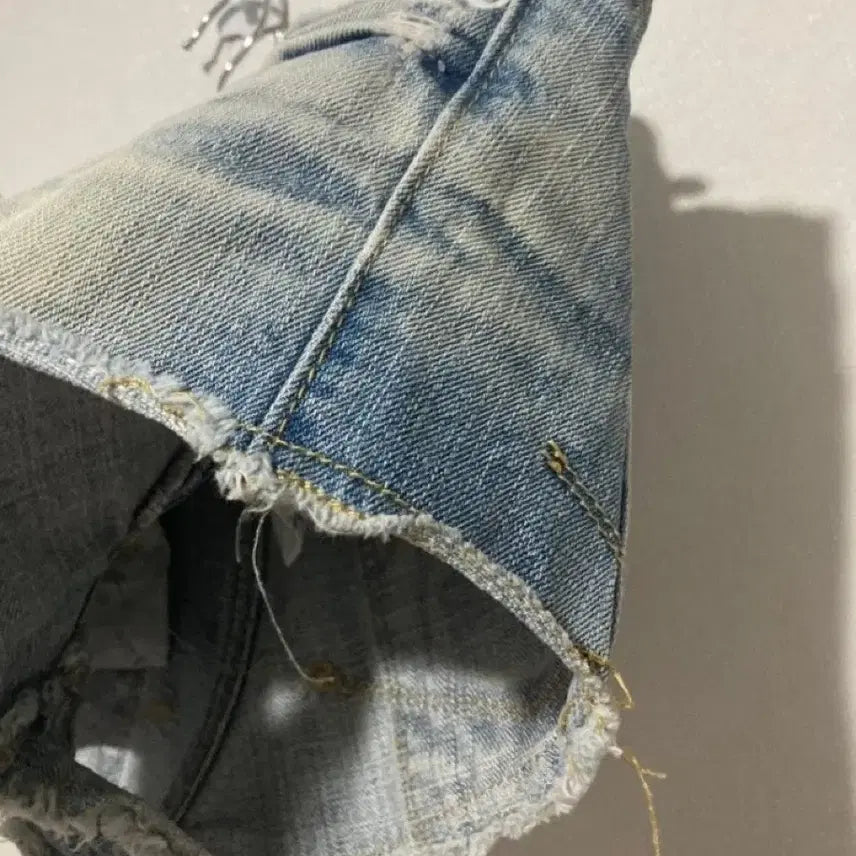 [BUNJANG] Unbranded Denim Shorts / 연청 반바지 숏팬츠