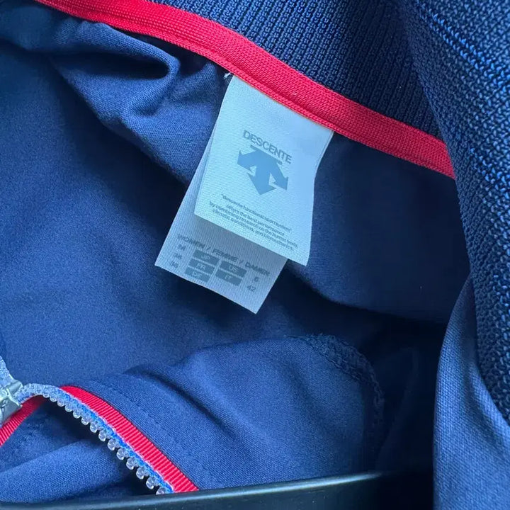 [BUNJANG] Descente Move Sport Navy Training Jacket / 데상트 Move Sport 네이비 트레이닝 자켓