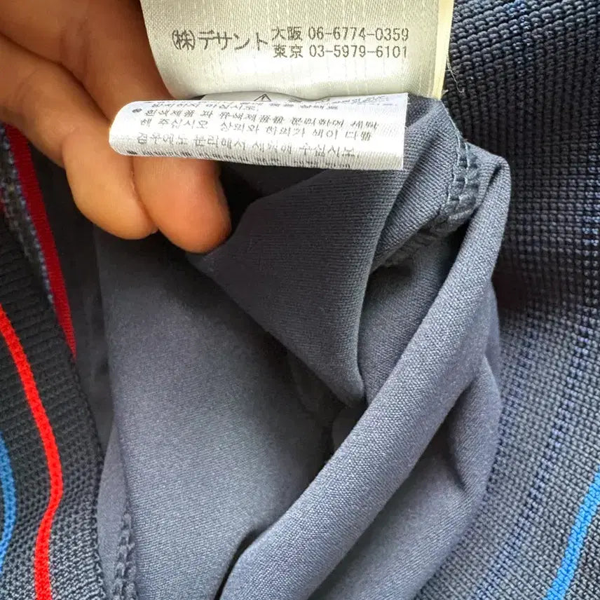 [BUNJANG] Descente Move Sport Navy Training Jacket / 데상트 Move Sport 네이비 트레이닝 자켓