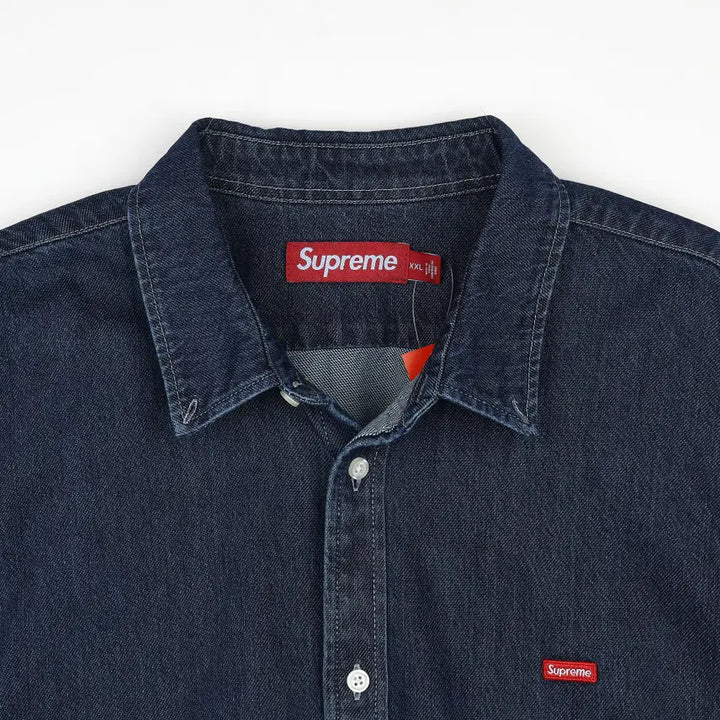 [BUNJANG] Supreme Small Box Denim Shirt Indigo - XXL / [XXL] 슈프림 스몰 박스 데님 셔츠 인디고 - 25FW