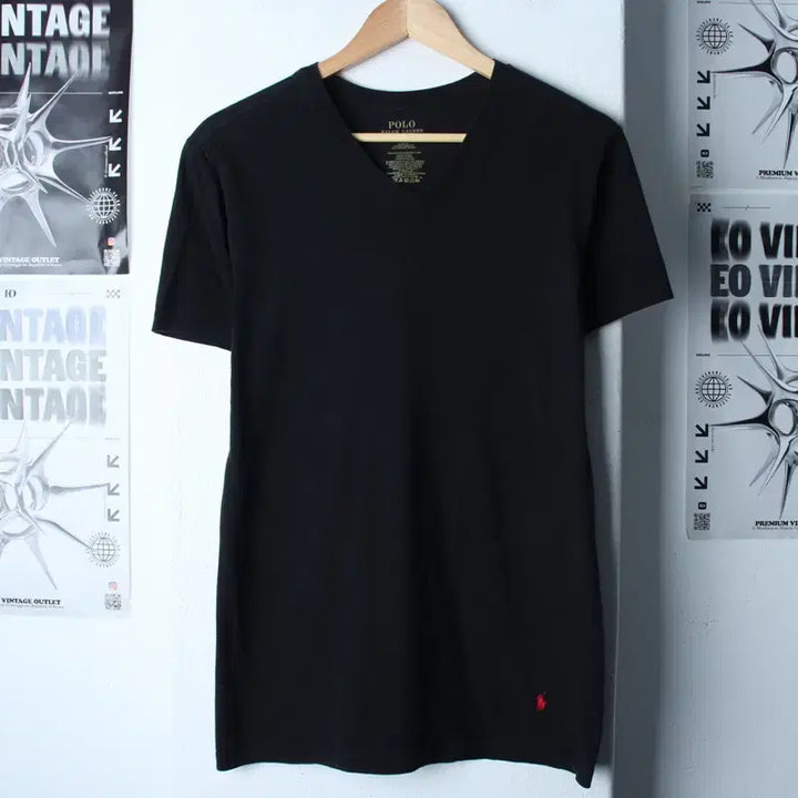 [BUNJANG] Polo Ralph Lauren V-Neck T-shirt / W(M-L) 폴로 랄프로렌 반팔 티셔츠 작은사용감 브이넥-17EA2