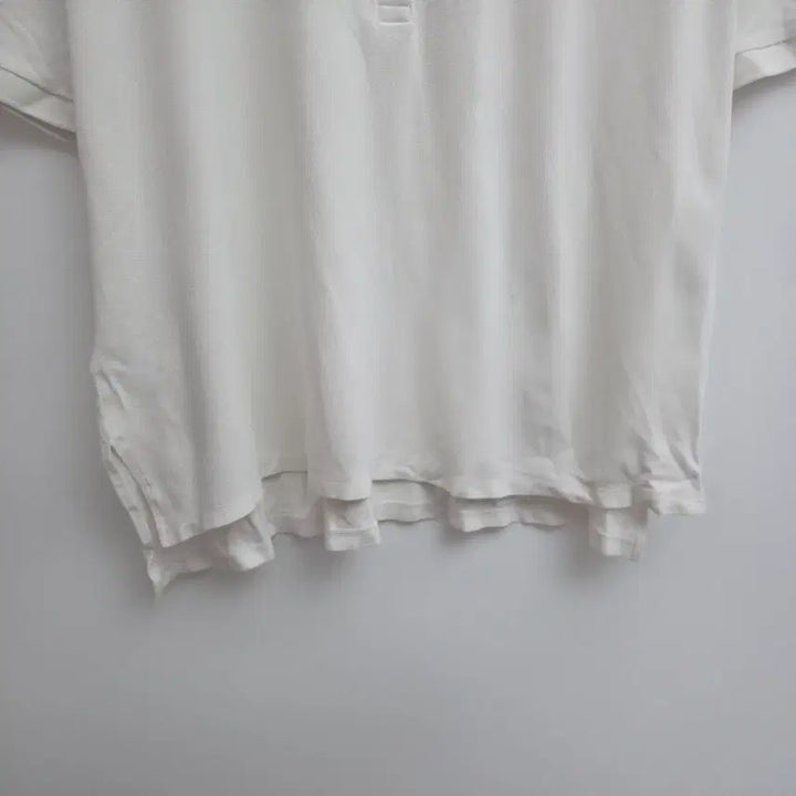 [BUNJANG] Lacoste White Polo Shirt / [M] 라코스테 화이트 카라티