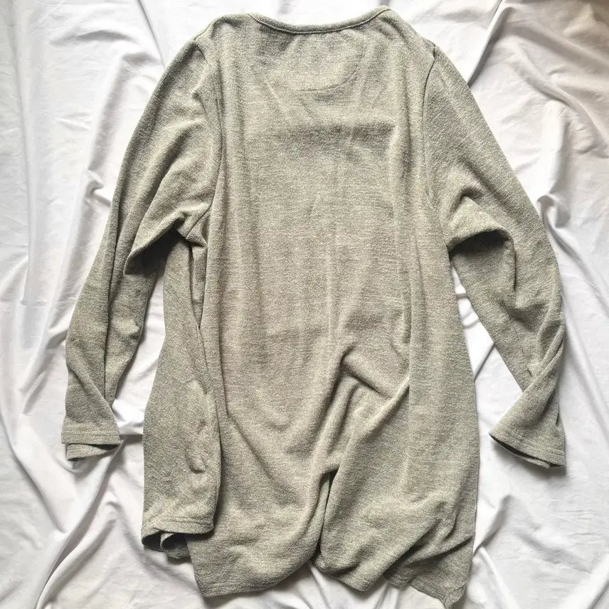[BUNJANG] Vintage Cat Illustration Long Sleeve Knit Top / 빈티지 고양이 갸루 롱 슬리브