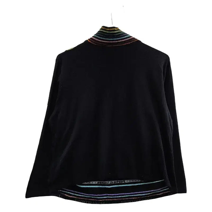 [BUNJANG] Vintage Y2K Glitter Stripe Half Zip Knit Sleeve / 빈티지 Y2K 글리터스트라이프 하프집업 니트 슬리브