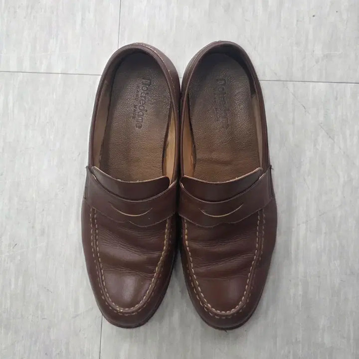 [BUNJANG] Handmade Brown Penny Loafers / 수제화 브라운 페니 로퍼