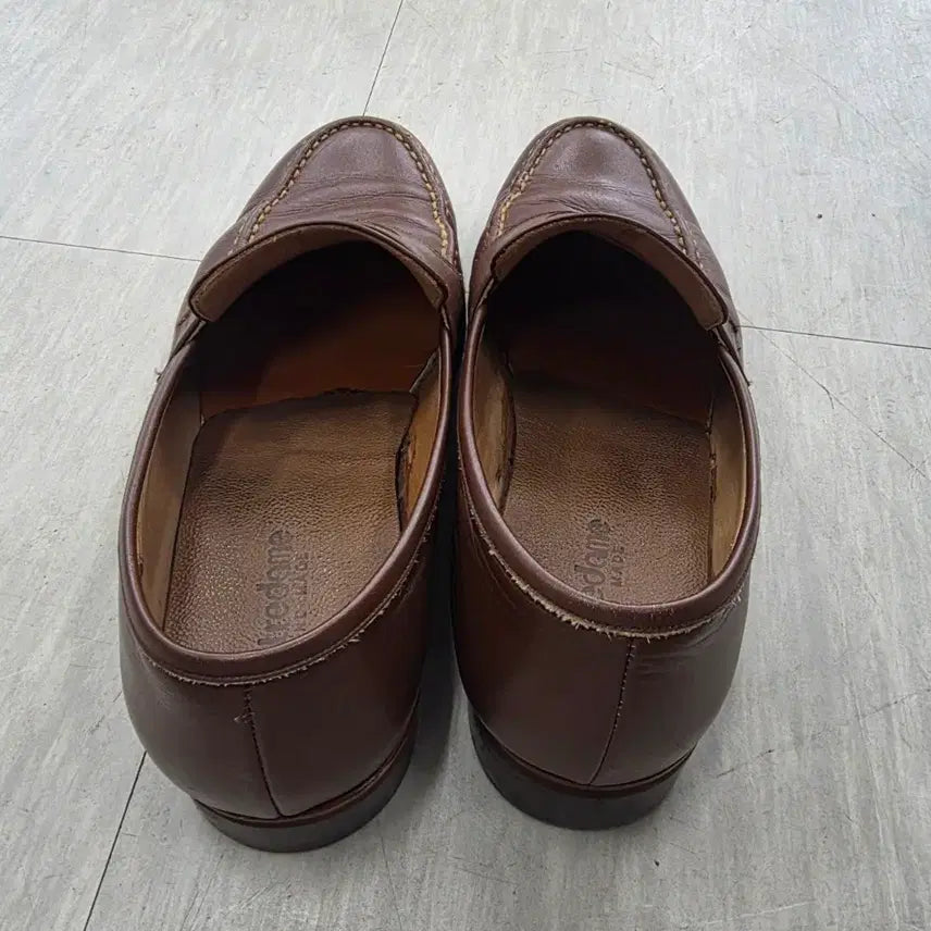 [BUNJANG] Handmade Brown Penny Loafers / 수제화 브라운 페니 로퍼