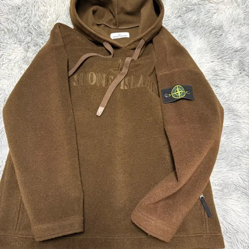 [BUNJANG] Stone Island Brown Hoodie / 스톤아일랜드 후드티 브라운